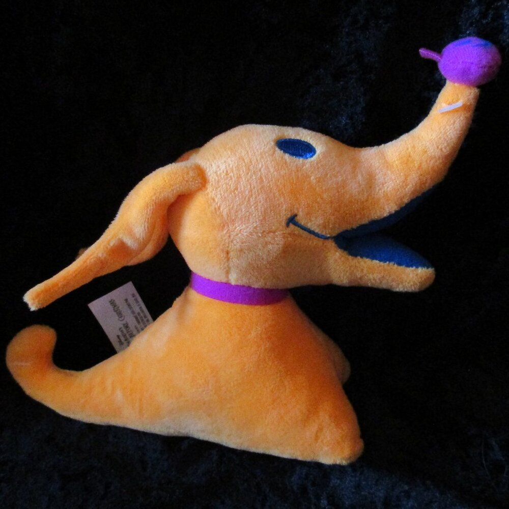 Disney Tim Burton’s Nightmare Before Christmas Neon Orange Zero Plush Toy EUC